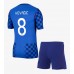 Kroatia Mateo Kovacic #8 Bortedraktsett Barn VM 2026 Korte ermer (+ Korte bukser)
